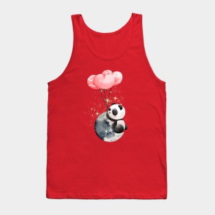 Cute Panda Missing MOM until Moon Tank Top